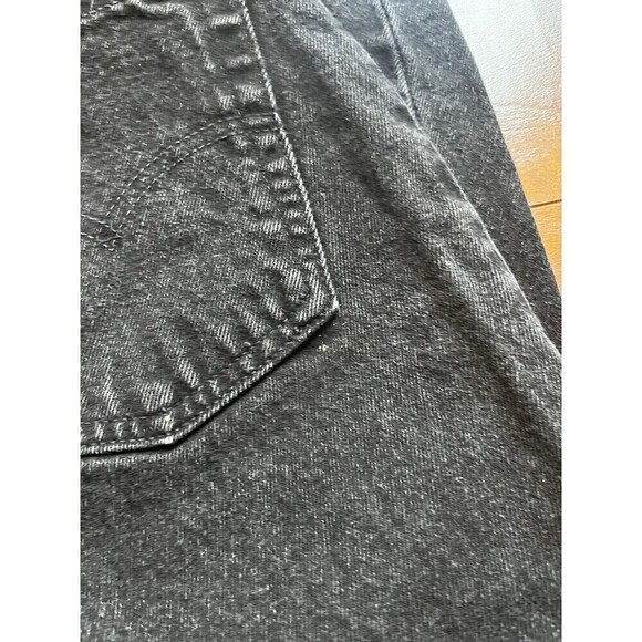 Vintage Levis Jeans Womens 9 Black High Waist Relaxed Tapered Leg 550 USA Made - Picture 5 of 8